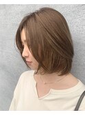 伸ばしかけロブとナチュラルハイライト