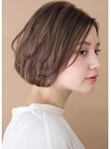ふんわり丸みのある*ナチュラル大人ショートボブ
