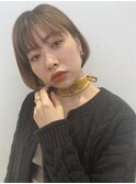 シンプルにミニボブ3★BUZZ自由が丘　秋山