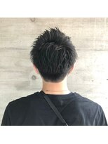 クオリス 上板橋店(QUALIS) ツーブロアップバング束感スタイル【刈り上げジェットモヒカン
