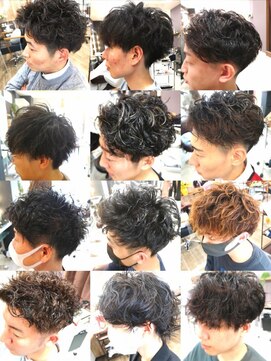 フラッグ ヘアー 天神西通り店(Flag HAIR) スパイラルパーマ☆メンズスタイル