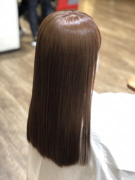 ヘアーレナータ 八王子(HAIR RENATA) 20代30代40代髪質改善カラーミルクティベージュ艶感ストレート