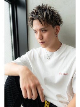 オースティン 登戸向ケ丘遊園(AUSTIN) AUSTIN メンズアップバング×束感マッシュ