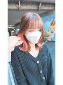 #インナーカラー#インナーピンク#ピンクカラー
