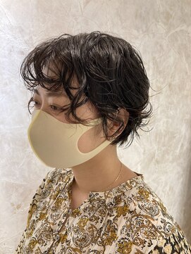 ダブルバイグリッター(W by GRITTERs) ショート×ミックスパーマ