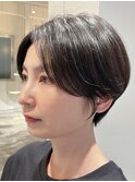 ［横山］前髪長め、ハンサムマッシュショート