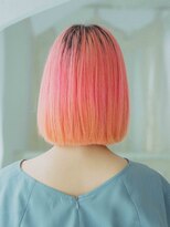 ヘアアンドリラクゼーション シャッセ(Hair&Relaxation SASE) 派手髪×ワンレンボブ