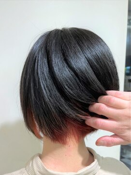 アズールサン 草加西口店(azule-sun) インナーカラー,チェリーレッド,モードヘア,ダークアッシュ/草加