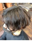 シャローメッシュ×パーマ