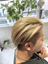 ホワイトストーン WHITE STONE&nbsp;熊本メンズブロンドカラー透明感カラー　20代30代ヘアスタイル