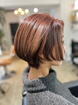 ツムグ 代官山店(TUMUGU)&nbsp;大人可愛いヘルシースタイルショコラブラウン白髪ぼかし代官山