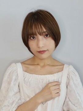 クロト(Clotho) ショートカット/髪質改善縮毛矯正白髪ぼかしレイヤーカラーボブ