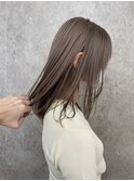 ミルクティーベージュダブルカラーケアブリーチインナーカラー