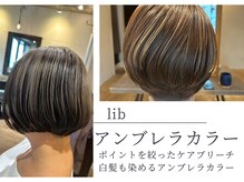 リブ(lib)の雰囲気（白髪染めOKのアンブレラカラーでデザインも自由に◎[ブリーチ]）