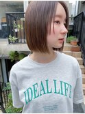 ミニボブはストレートスタイルでお洒落に決まる★