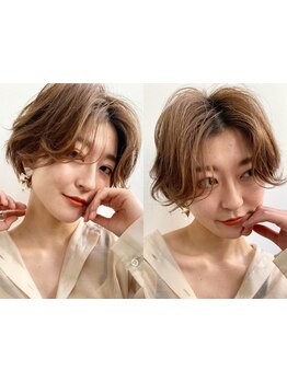 白髪染めのハイライトが◎カラーを楽しみませんか♪【カット+グレイカラー+Tr \6800(前処理込)】