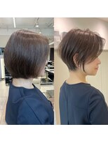 アンド ストーリーズ(&STORIES)&nbsp;ショートボブ髪型20代30代40代50代前髪あり前髪なし【橋本】