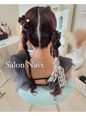 アシンメトリーツインhair