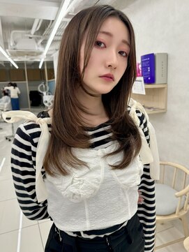 エジョン 幡ヶ谷店(Aejon) ザクザクレイヤーカット韓国ヘアレイヤーロングヘルシースタイル