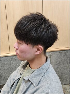 ニアウ 伊勢崎連取店(Niau) 刈り上げショートマッシュナチュラルニュアンスパーマ