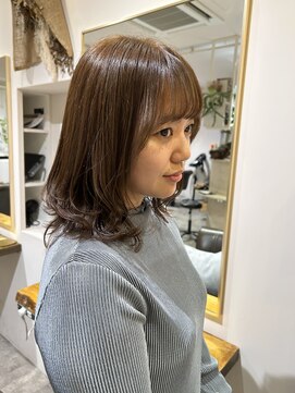 アンユヘアー 与野駅前店(unu.hair) 30代40代50代与野/イメチェン大人女性/ミディヘアー