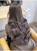 美髪縮毛矯正×髪質改善トリートメント×ミルクティーベージュ