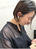 耳掛けハイライトボブ【CICATA鎌倉　高力】