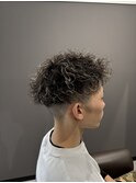 【波巻きスパイラル×金メッシュ】
