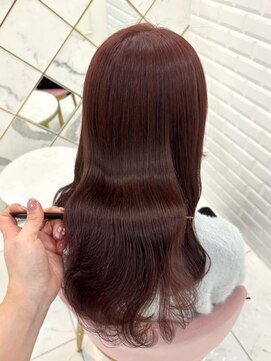 リルミー(Lilme) 色落ちも可愛いブリーチなしピンク*まゆ