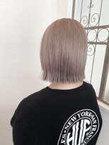 リアン 熊谷本店(Rien)&nbsp;ホワイトベージュ×ボブ