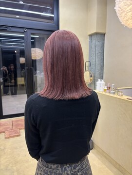 スニュウ(snuw) (snuw_hotaru)レイヤーボブマロンベージュラベンダーミルクティ