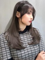 ロンド ジュルード 名古屋(Lond jeloud) 大人上品な顔まわりレイヤー 前髪 レイヤー 髪質改善 ワンカール
