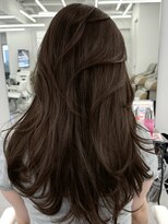 アマトウキョウスマートサロン(AMA TOKYO×Smart Salon)&nbsp;ヘーゼルベージュ　ブリーチなし　レイヤーカット　海外風