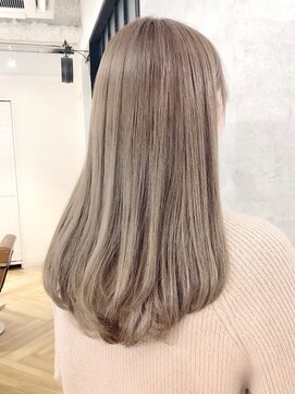 ロンド ルージュ 銀座店(Lond rouge) 暗めカラー/レイヤーカット/マロンベージュ/くすみベージュ/銀座