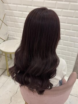 リルミー(Lilme) ブリーチなしダブルカラーでチョコピンク*まゆ