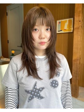 ソイ 南浦和(soi) ベージュカラーとレイヤーカット