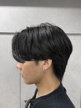 ニコ トウキョウ ロジック(nico TOKYO Logic) メンズセンターパート曲がる縮毛矯正アップバング