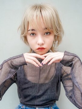 ギークス(GEEKS) 【GEEKS渋谷】シャギーボブ/ハッシュカット/ウルフ/ミルクティー