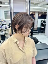 トニーアンドガイ 青山店(TONI & GUY) 大人丸みショート グレージュカラー シアカラー