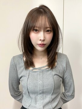 ロンドアンメゾン 原宿(Lond un Maison.) ミディアムレイヤー/レイヤーカット/レイヤー/原宿/透明感カラー