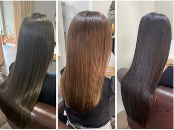 ポンパデュール ヤゴト(Pompadour YAGOTO)の写真/【艶髪エステ】ダメージを抑えながら、年齢に負けない艶髪ロングへ導く大人女性のためのサロン★