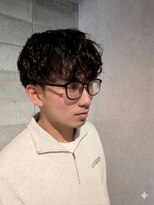 ワンワンオー バーバーショップ コンチネンタル(@110 BARBER SHOP continental)&nbsp;シャドウパーマ