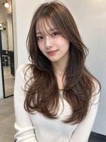 アクロ 梅田店(ACRO)&nbsp;フェイスレイヤー艶髪ロング