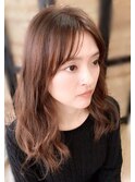 オレンジしなやかなウエーブ
