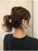 ポニーテールアレンジ