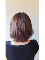 美容室シオン 文化の森ヒルズ店(sion) 優しげな表情を引き出すやわらかボブ