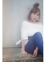 ソラ(sora)&nbsp;髪に優しい美容室　キュートなカジュアルメッシーバン