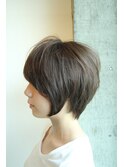 骨格補正ショートボブ【中山】