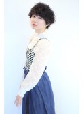 ニュアンスパーマ×ショート