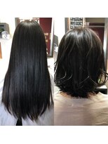 ジェリカ(Jlica) 秋のイメチェン ロングからの肩ラインボブ